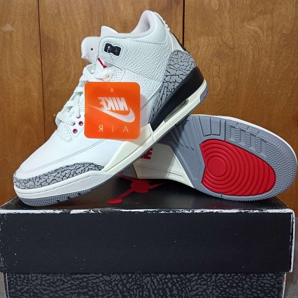 Nike Air Jordan 3 Retro White Cement Reimagined 2023 Men's Size 9.5 - DN3707 100